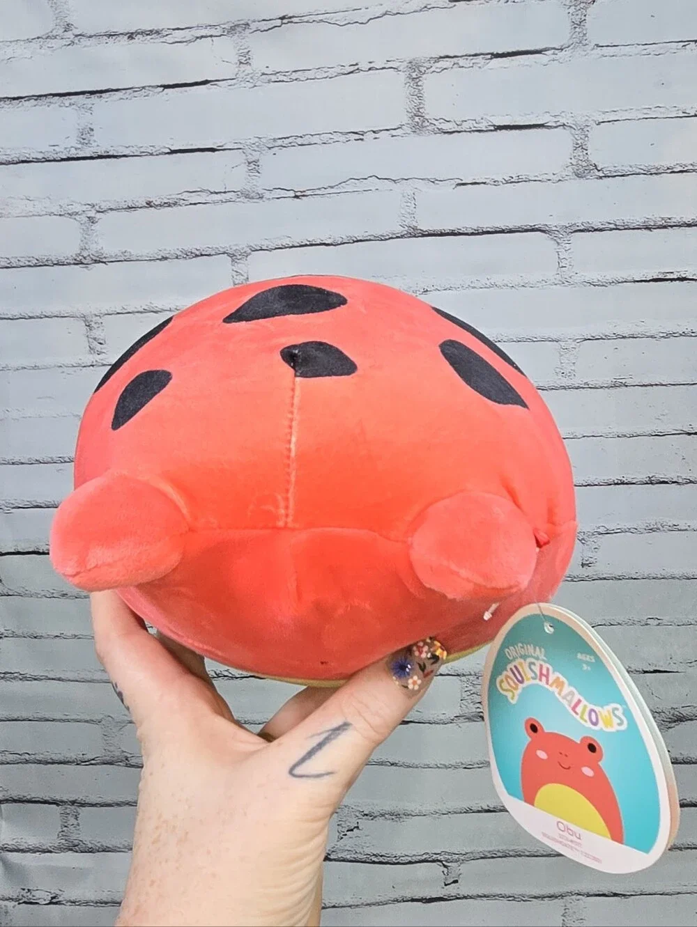 Squishmallow Obu The Red Frog 7.5in Plush